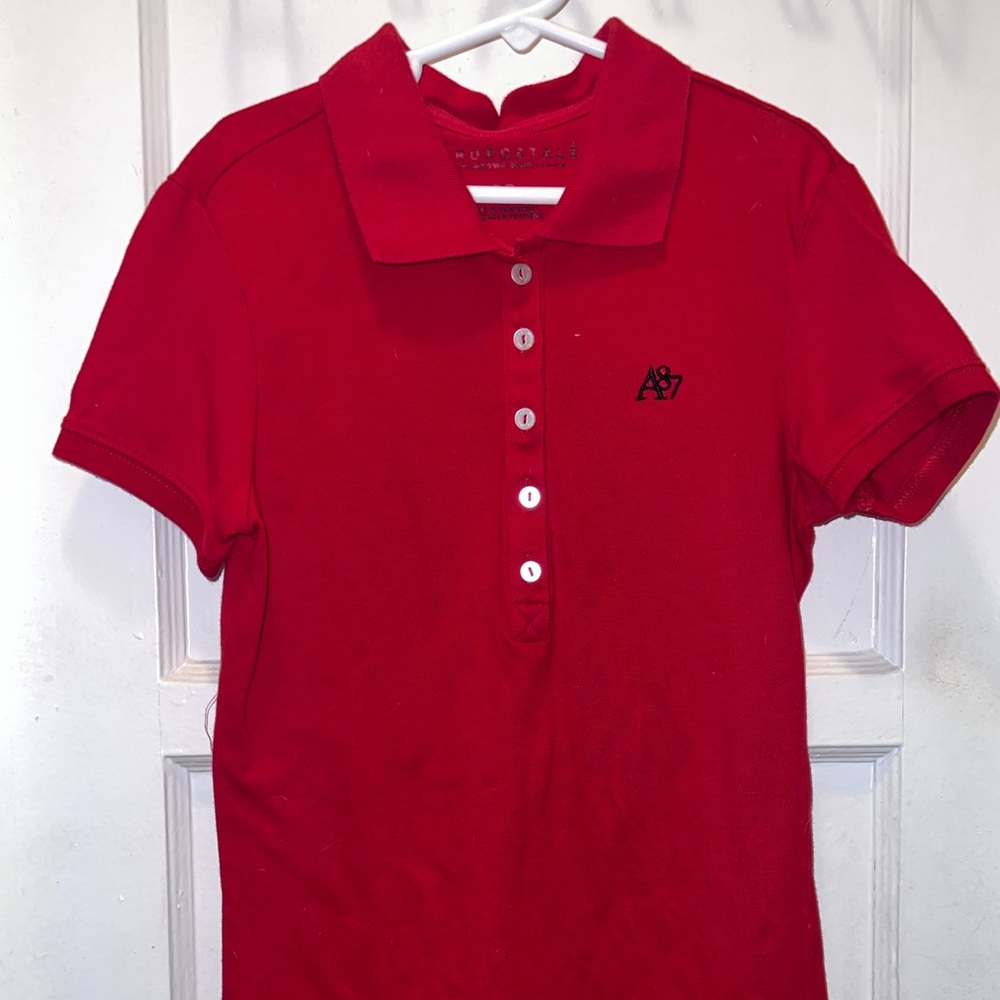 Aeropostale Red Polo Shirt